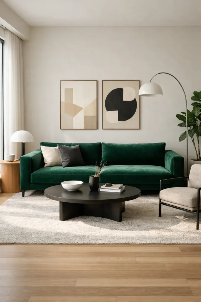 Statement Sofas With Clean Lines