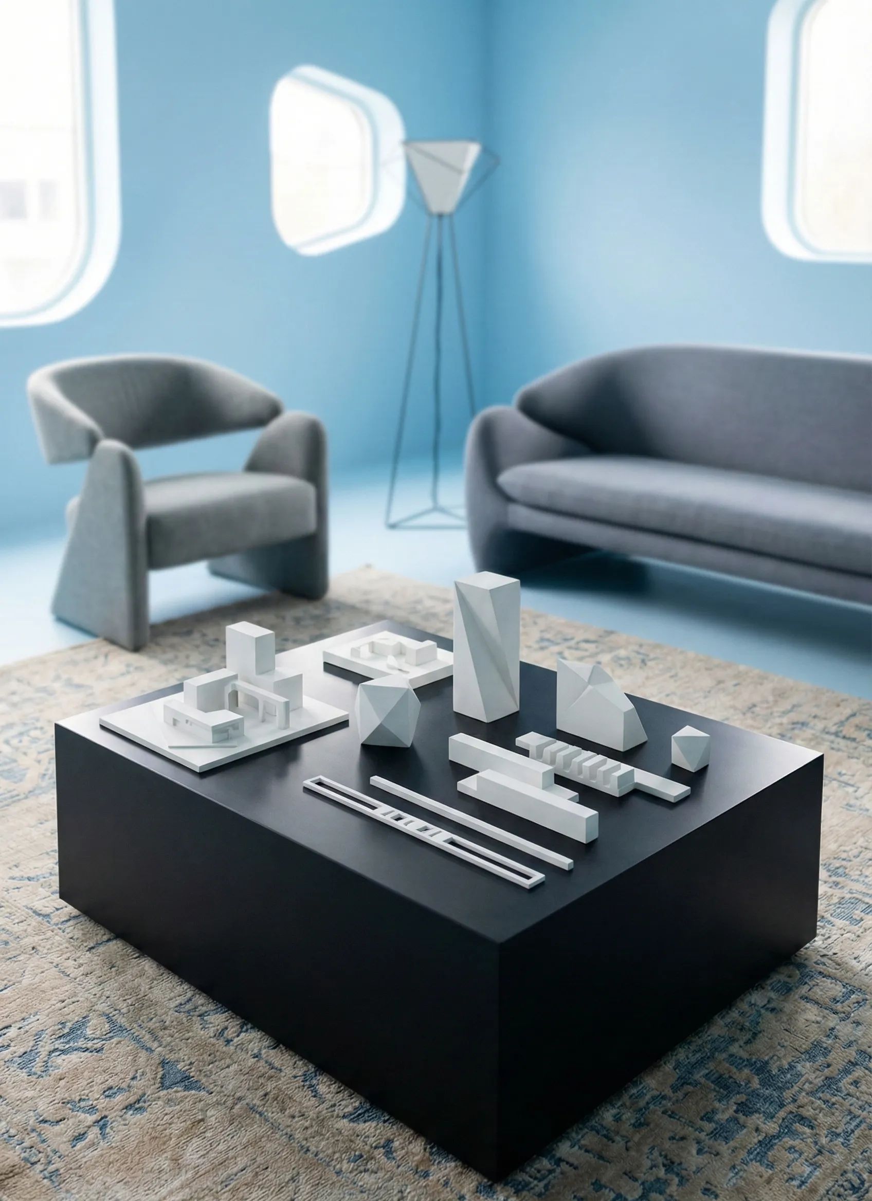 Architectural or Geometric Decor as Focal Point