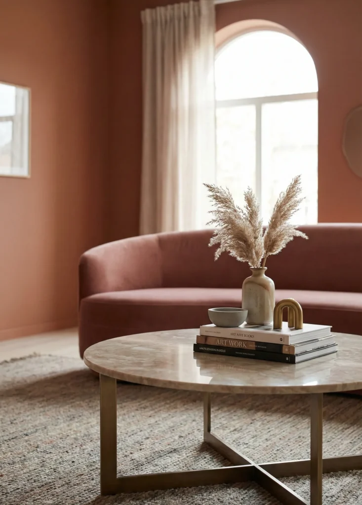 Asymmetrical Layout on Round Surface