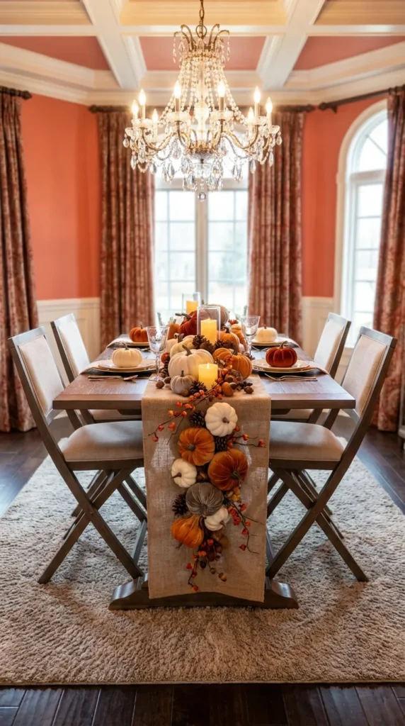 Autumn Pumpkins And Gourds