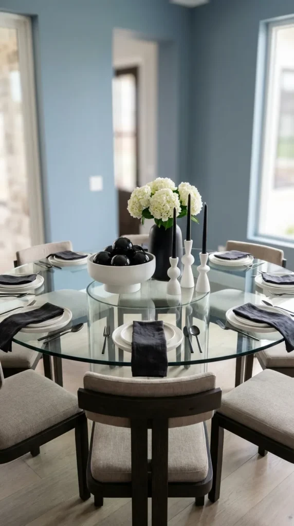 Black And White Minimalist Centerpiece