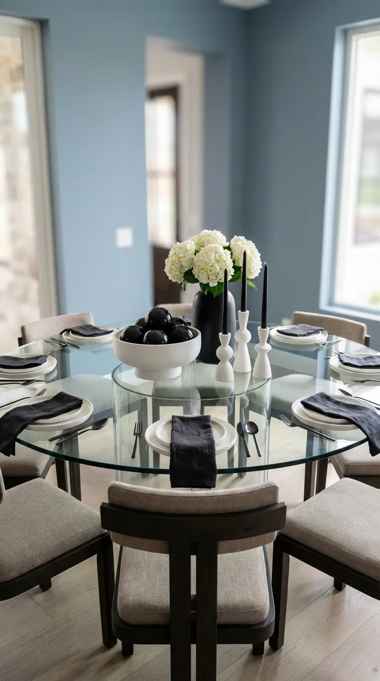 Black And White Minimalist Centerpiece