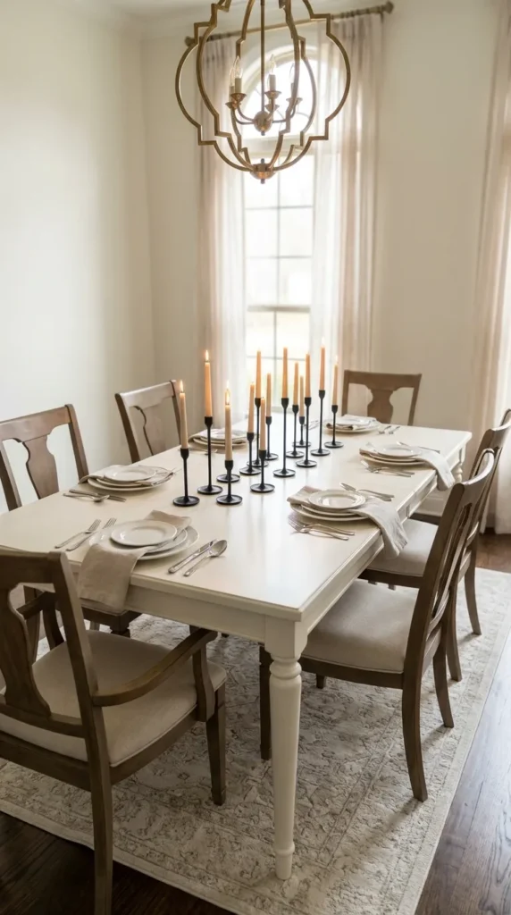 Black Metal Candle Holders