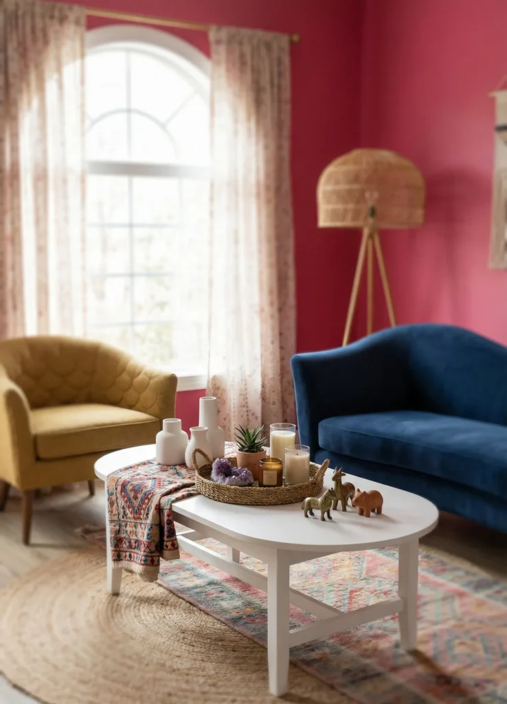 Boho Eclectic Mix With Woven and Patterned Details