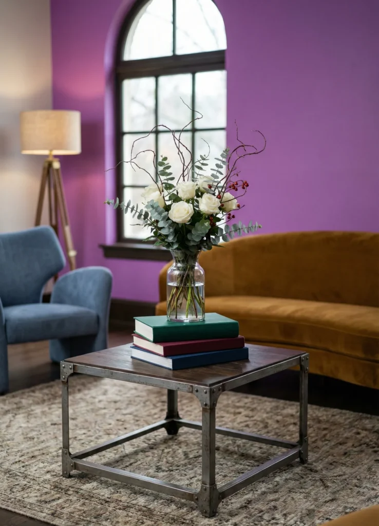 Book Stack Topped With Seasonal Floral