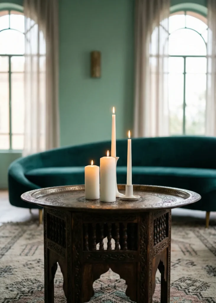 Candle Trio with Mixed Heights