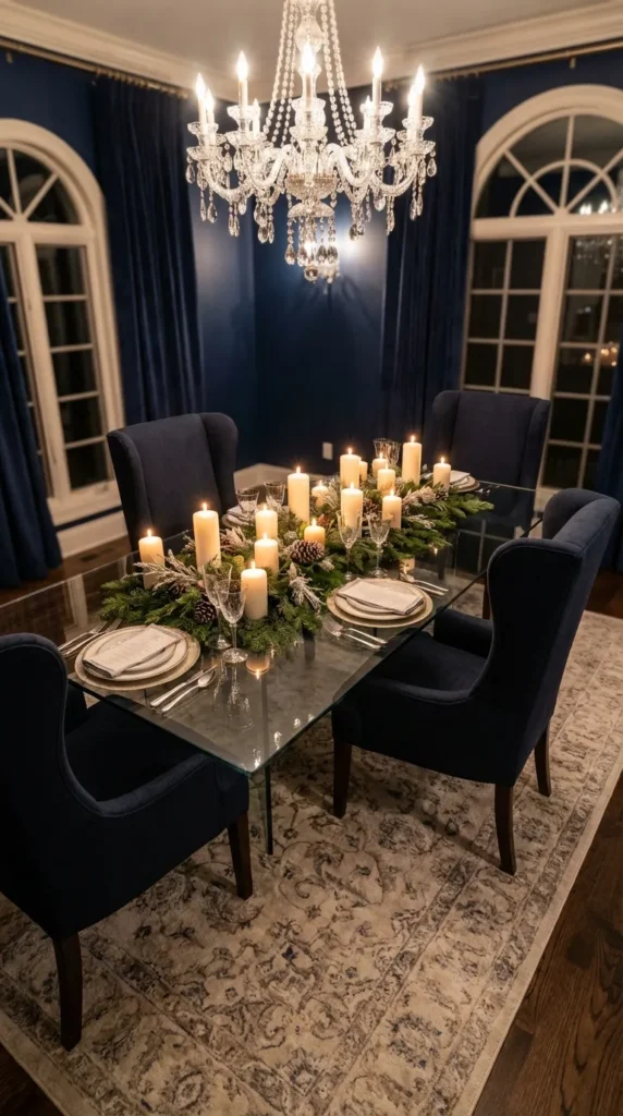 Candlelit Winter Forest Display