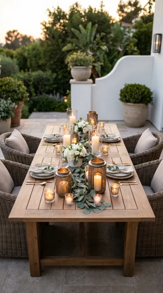 Candles And Outdoor Lanterns