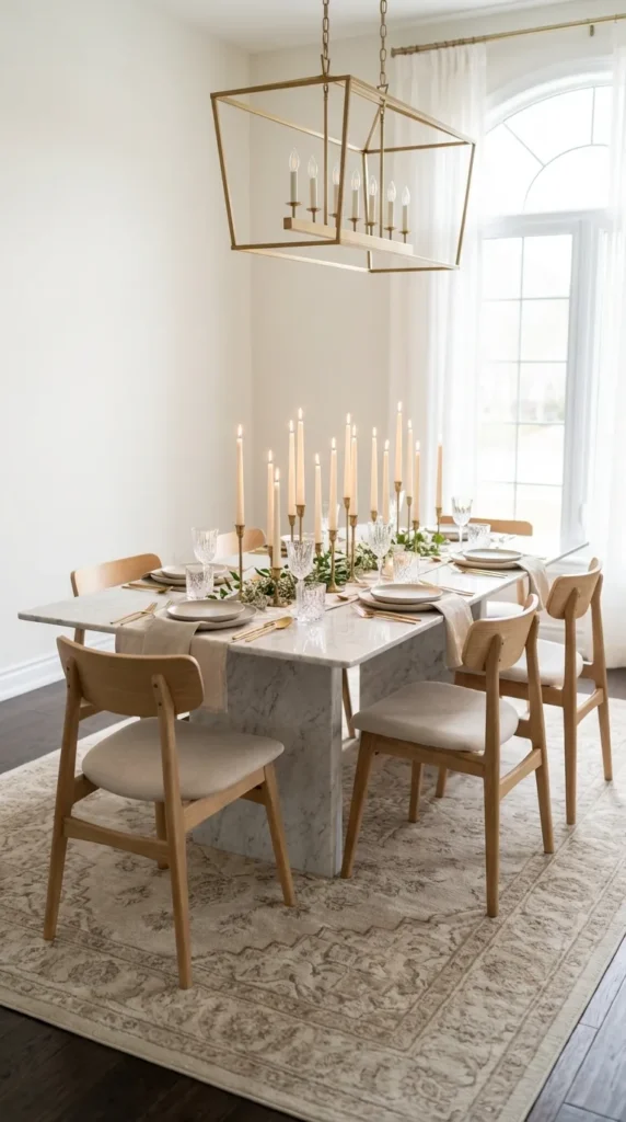 Cluster of Taper Candles for Warm Ambience