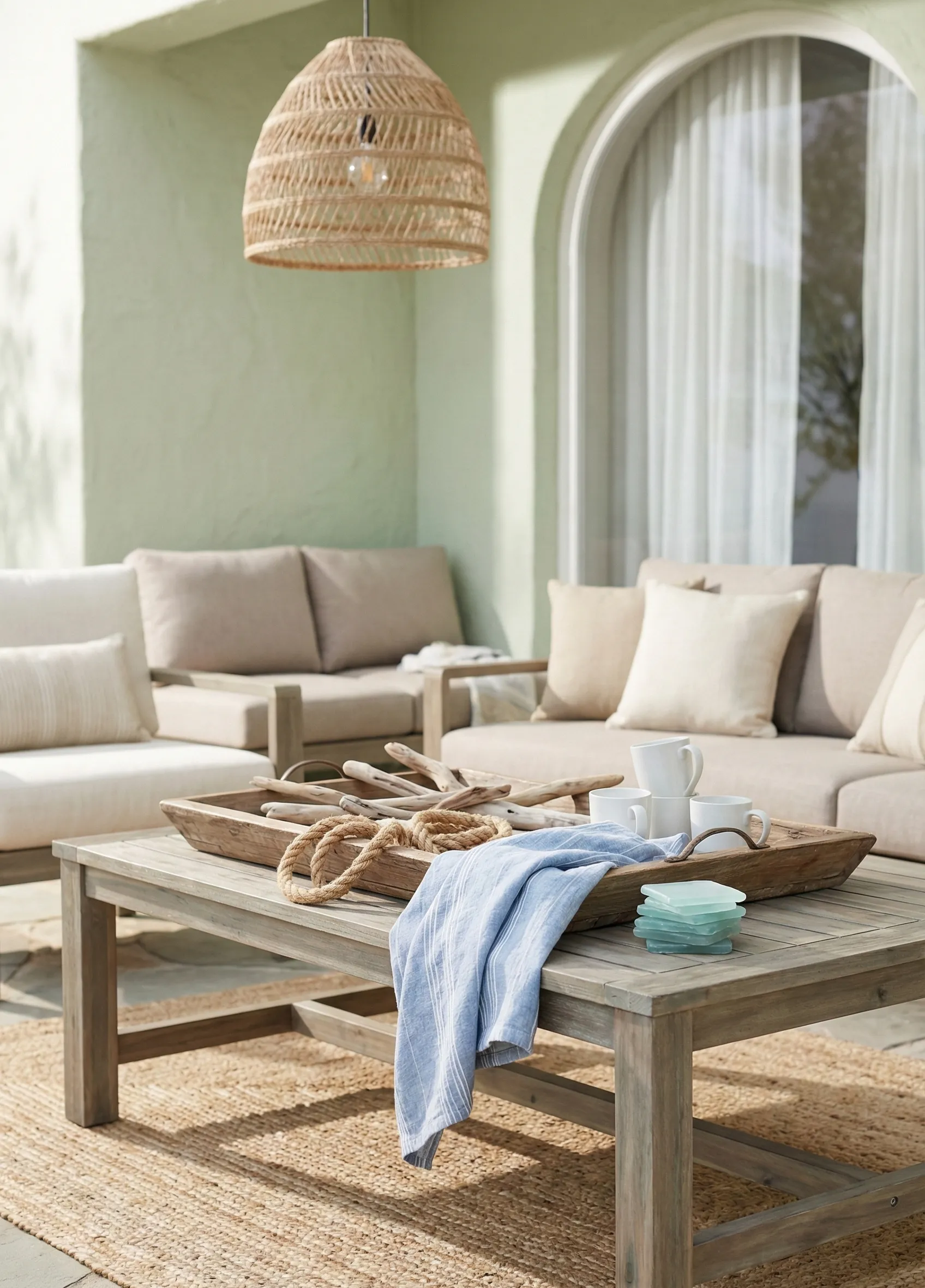 Coastal Driftwood-Inspired Table Styling