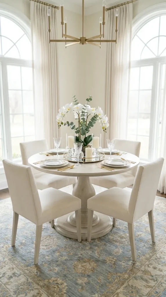 Compact Round Dining Table