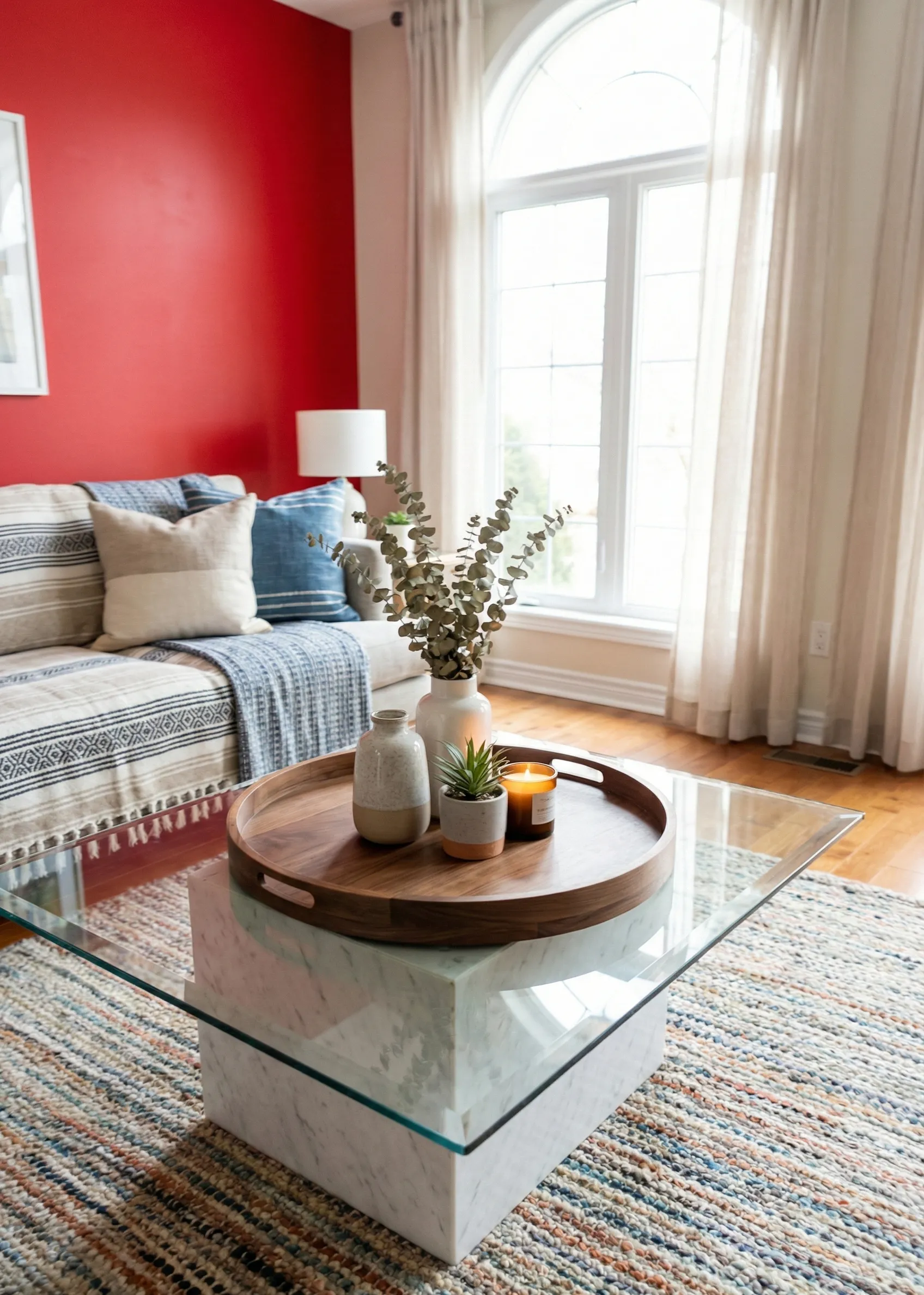 Decorative Tray to Create Visual Order