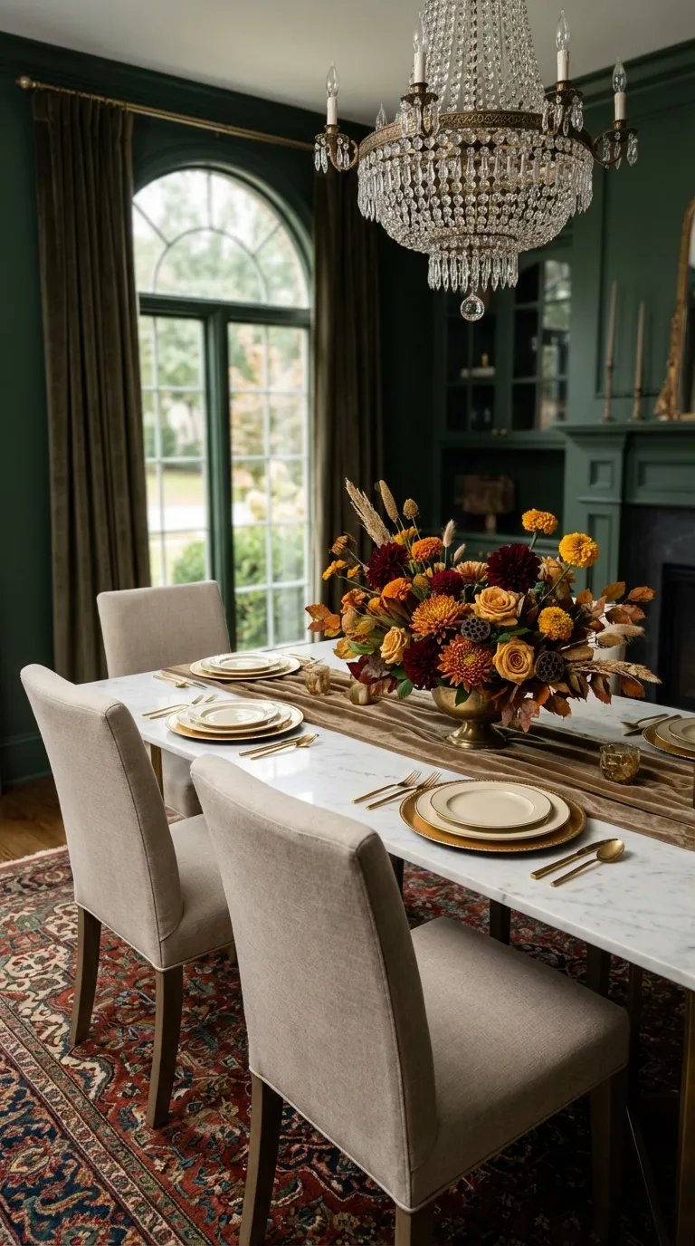 Elegant Fall Floral Centerpiece