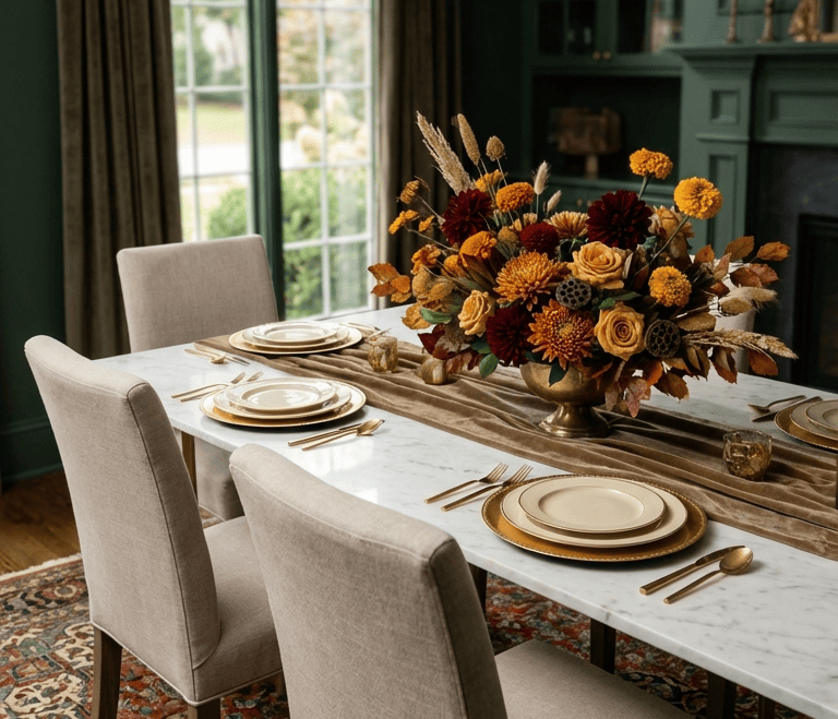 Fall Dining Table Decor Ideas