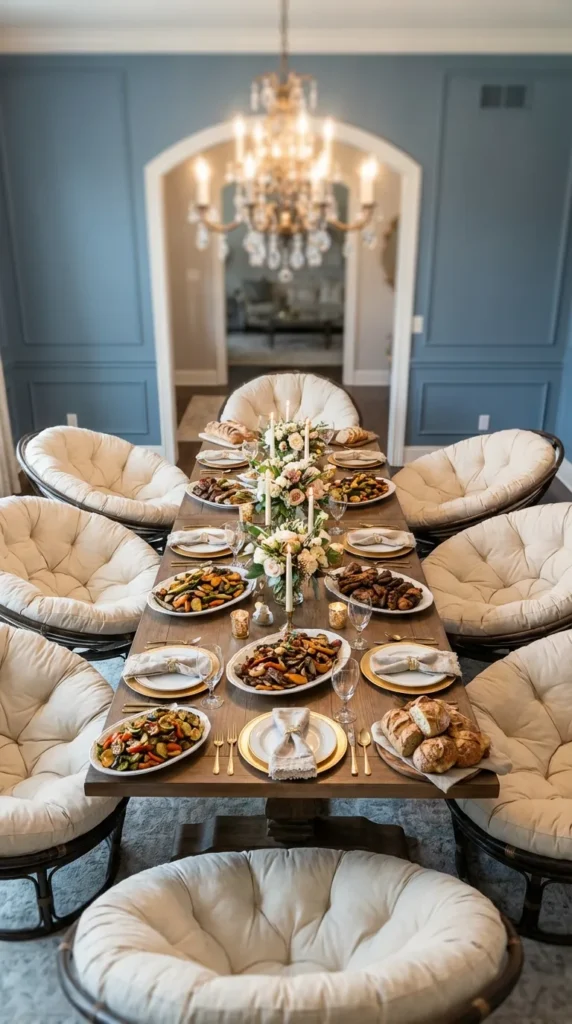 Family Style Banquet Serving Layout