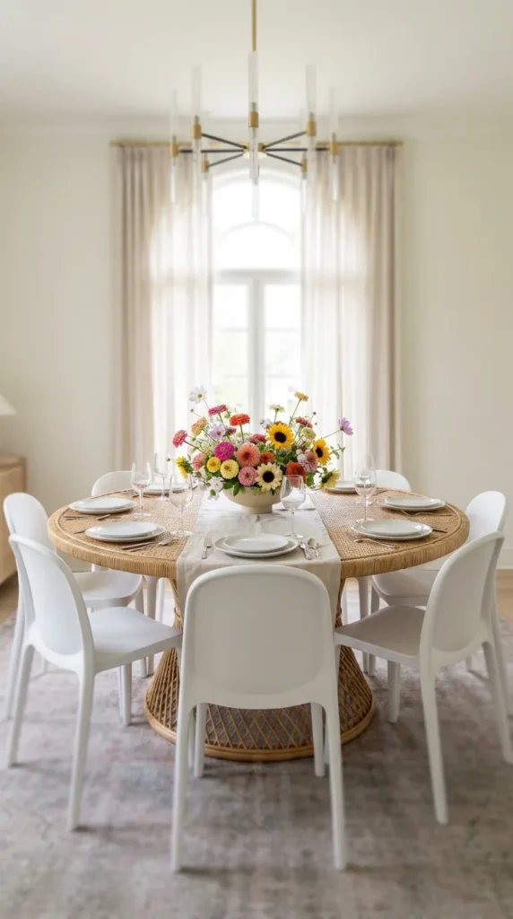 Fresh Flower Bowl Centerpiece