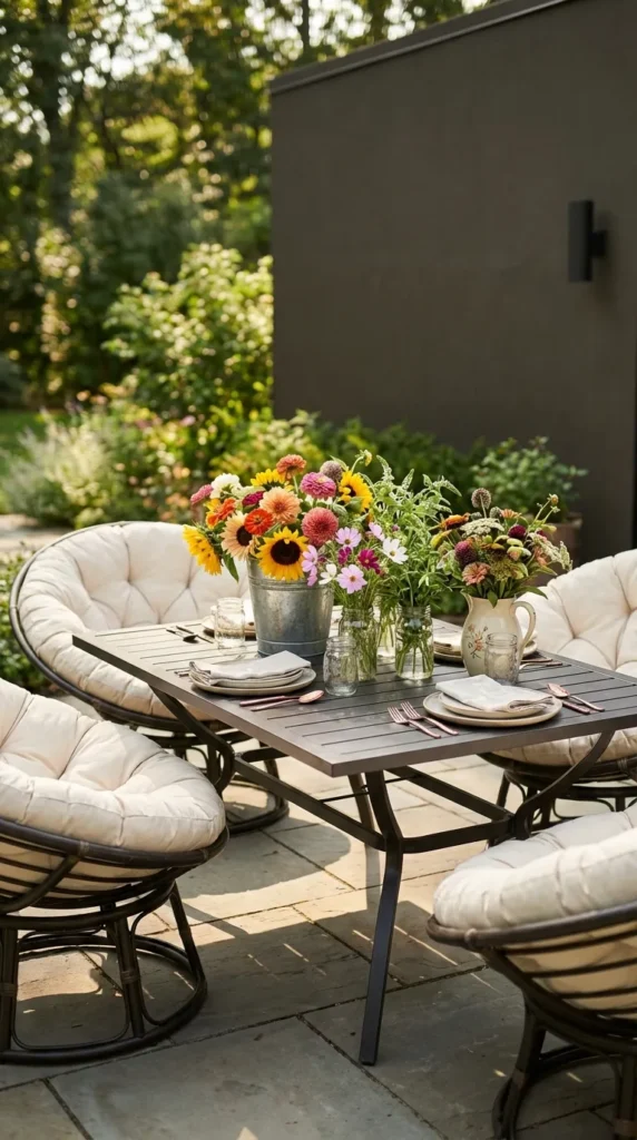 Fresh Flowers In Garden-Grown Arrangements