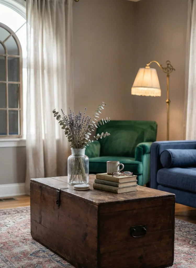 Fresh or Dried Flowers in a Vintage Vase