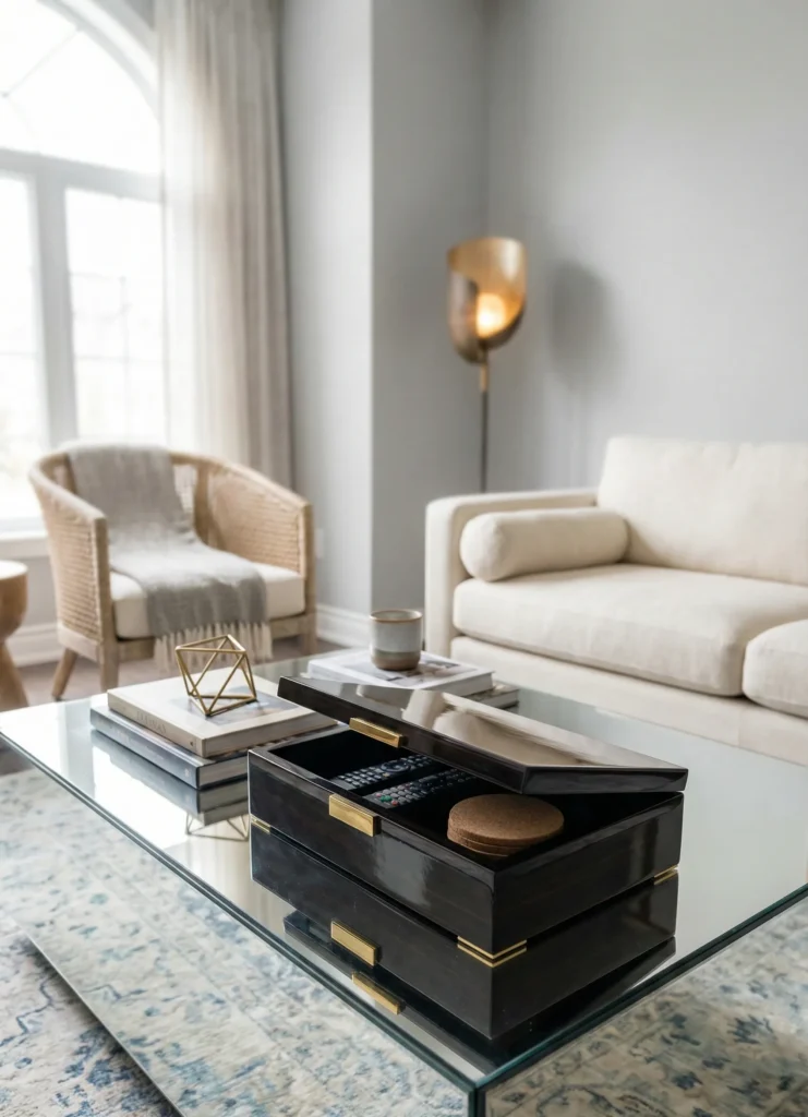 Functional Decorative Box With Luxe Finish