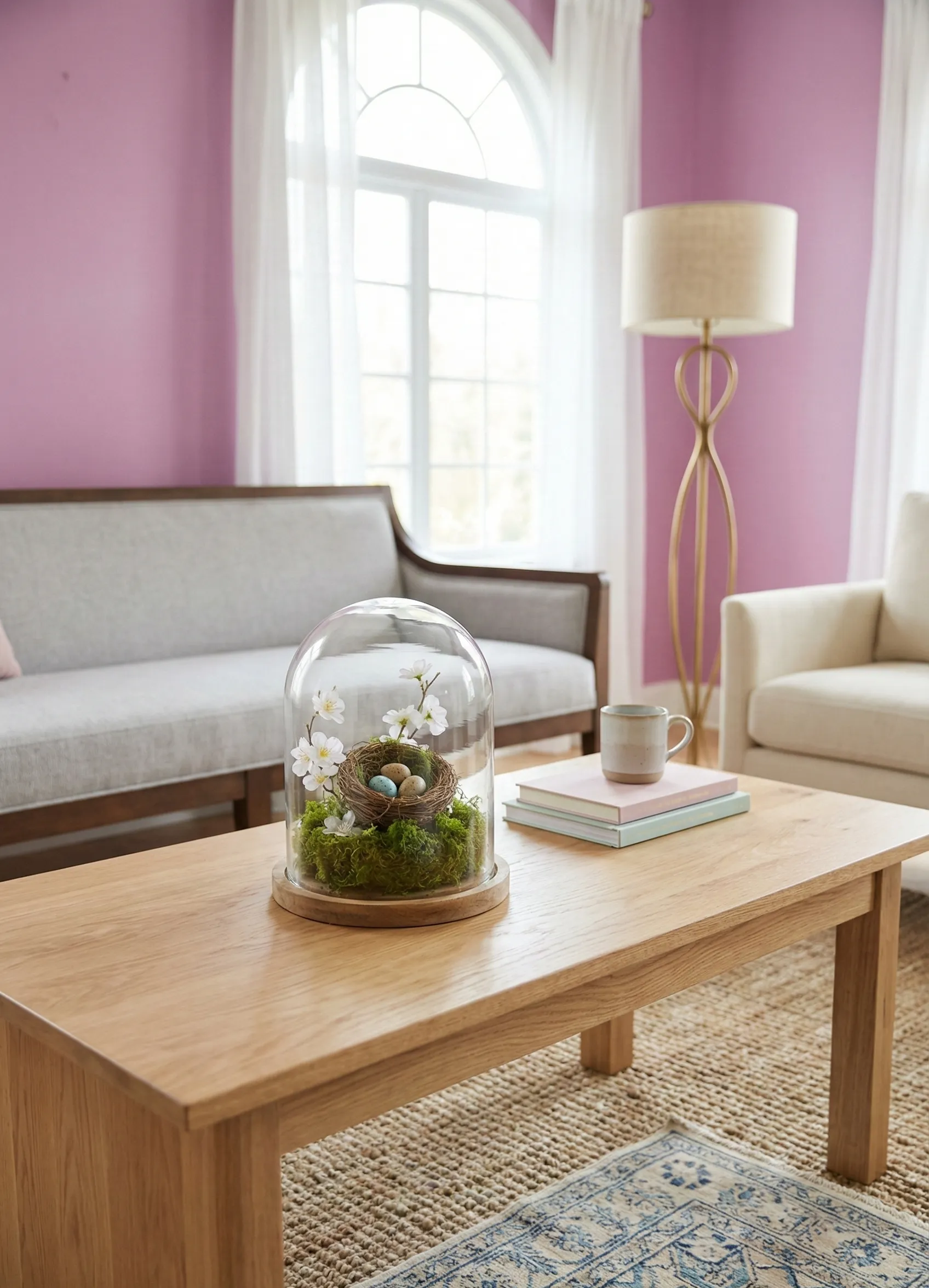Glass Cloche With Nature-Inspired Object