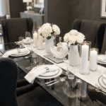 Glass Dining Table Decor Ideas