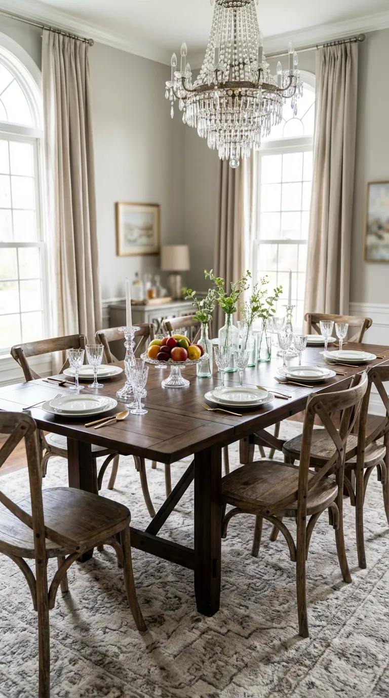 Glassware Or Crystal Accents For Subtle Sparkle