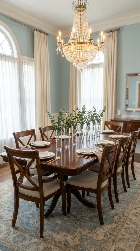 Greenery With Multiple Vases