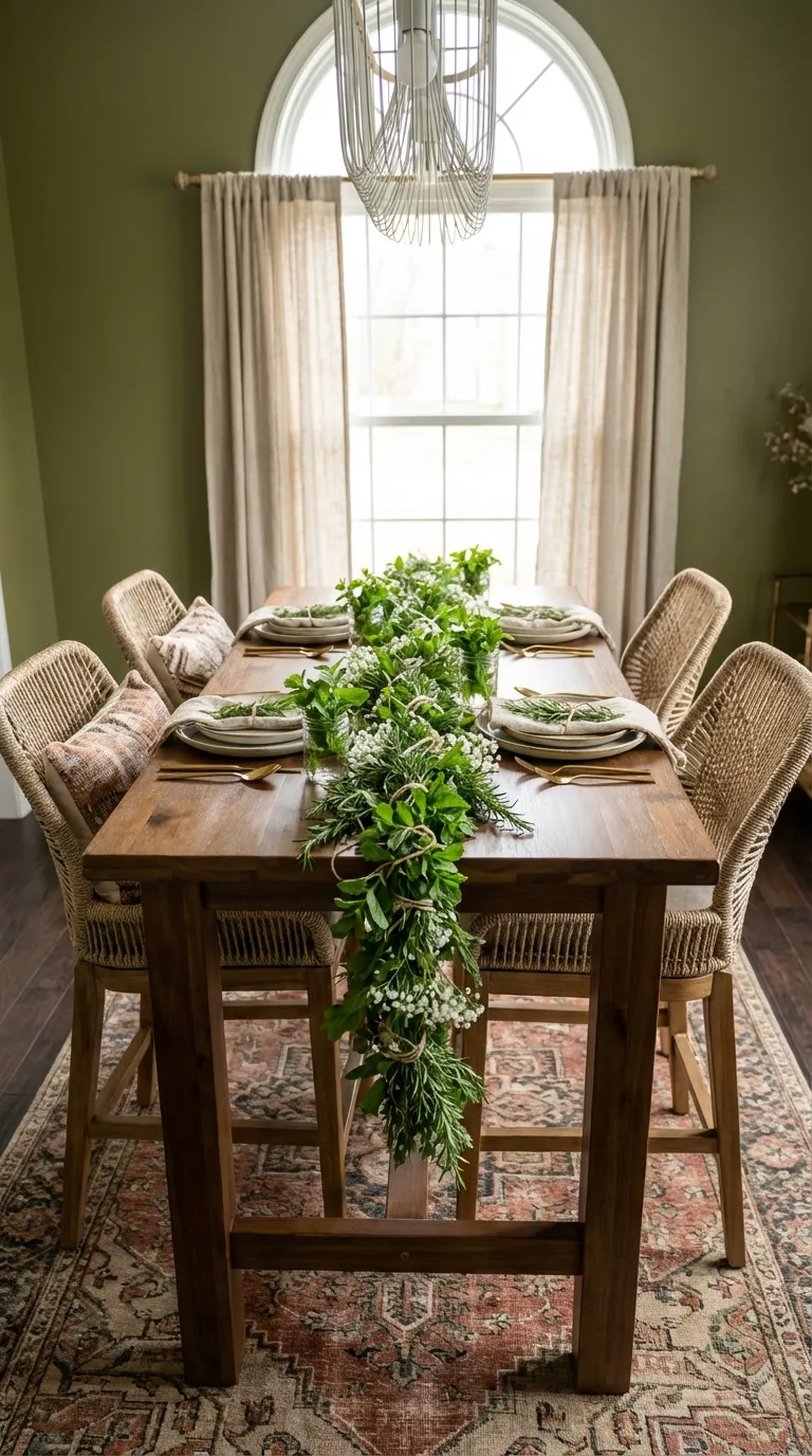 Herb Garlands (Rosemary, Mint)