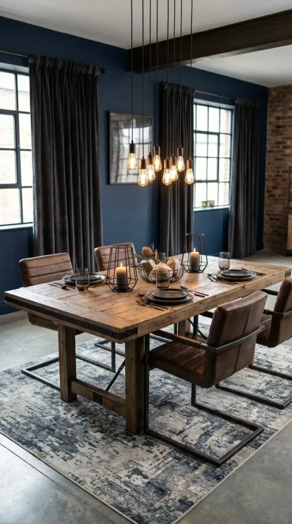 Industrial Chic Décor with Metal Accents