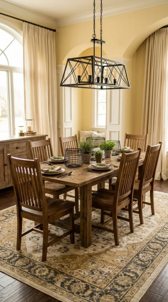 Industrial Touches (Metal Chairs Or Fixtures)