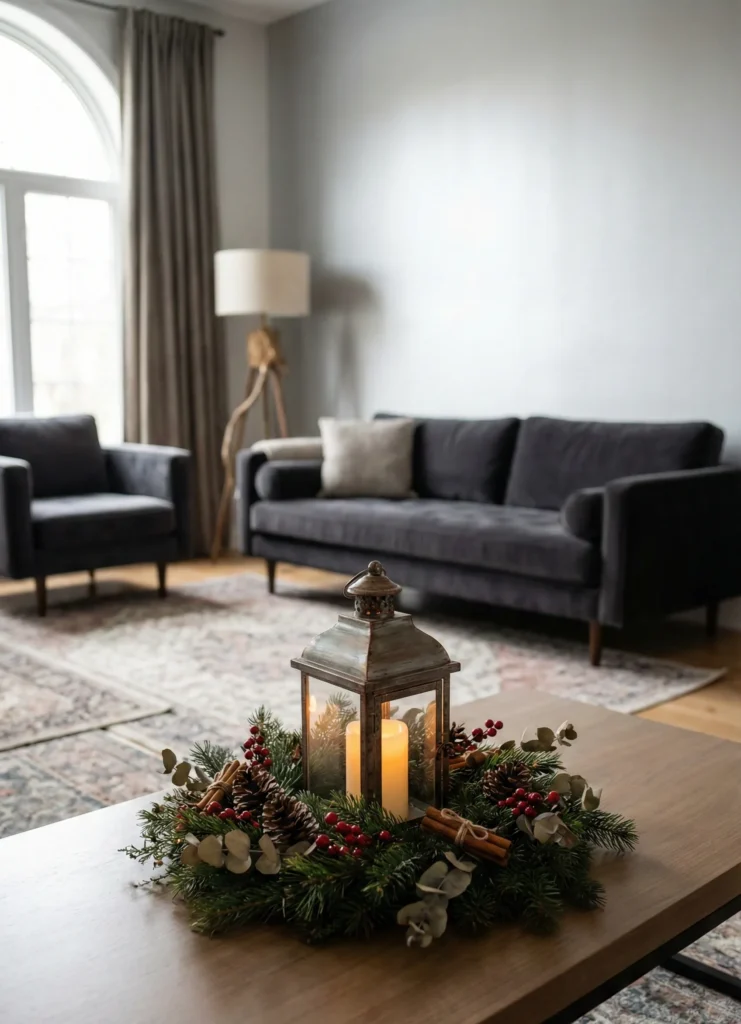 Lantern Styling With Natural Elements