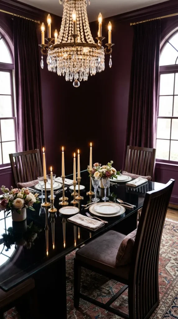 Layered Lighting (Candles + Overhead)