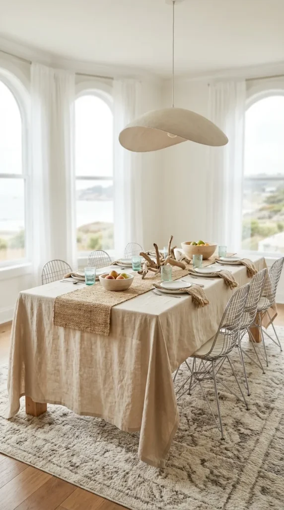 Light Linen Tablecloth