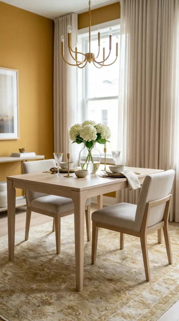 Light Wood Tones To Visually Expand The Area