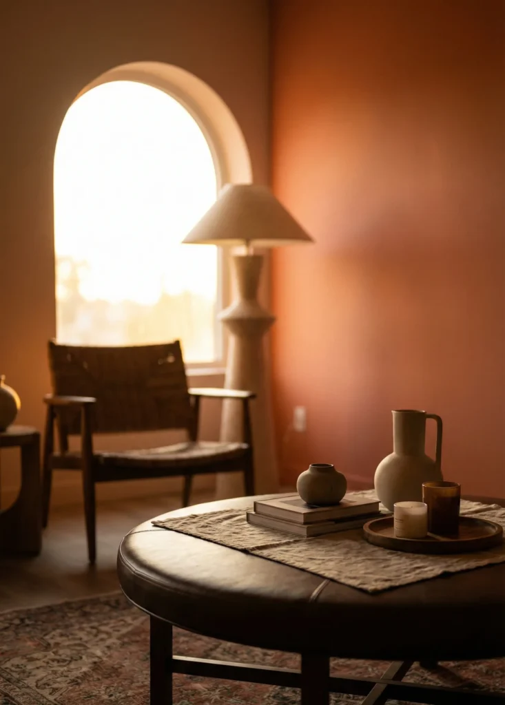 Linen or Fabric Table Mat Under Decor