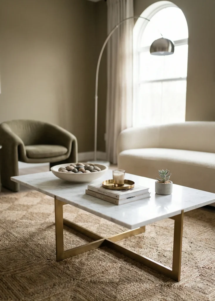 Low Profile Decor to Preserve Visual Lightness