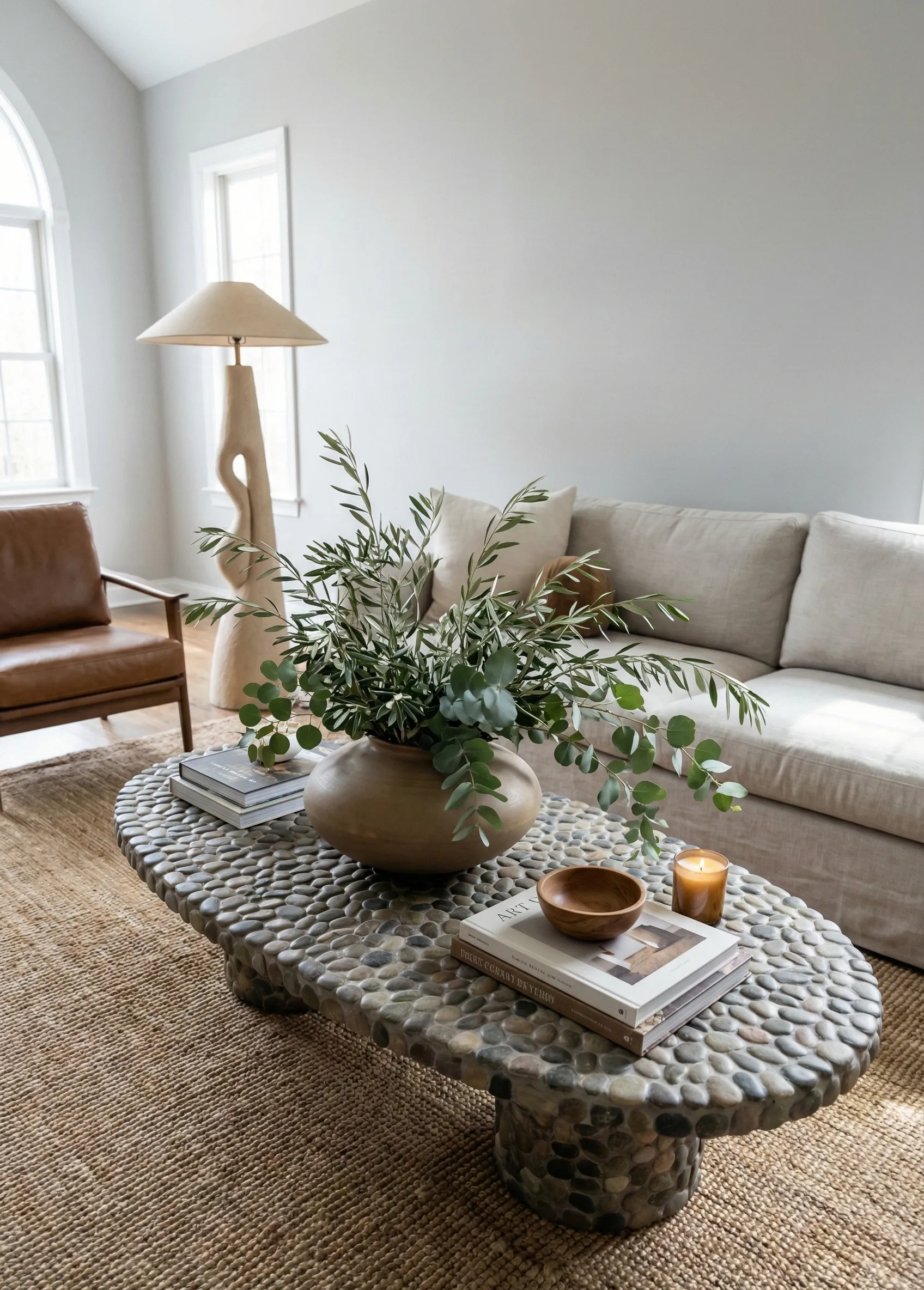 Low, Wide Vase for Visual Flow