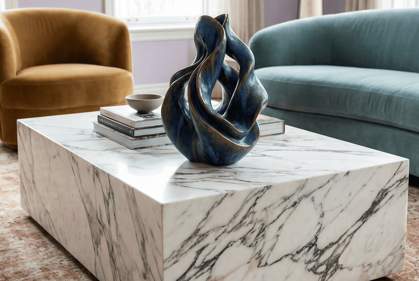 Marble Coffee Table Decor Ideas