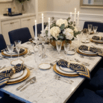 Marble Dining Table Decor Ideas