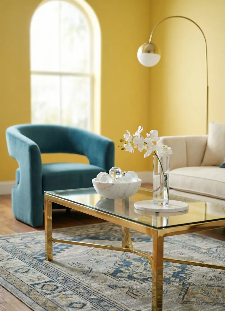 Marble & Glass Combo Styling for Chic, Polished Look