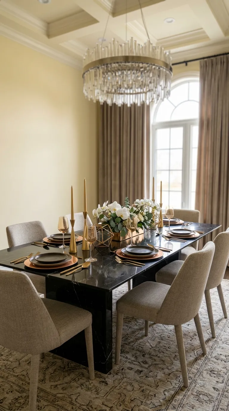 Metallic Accents (Gold, Brass, or Copper)