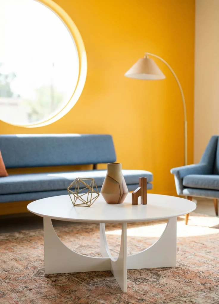 Mid-Century Modern Accents With Geometric Forms