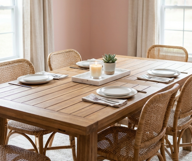 Minimalist Dining Table Decor Ideas