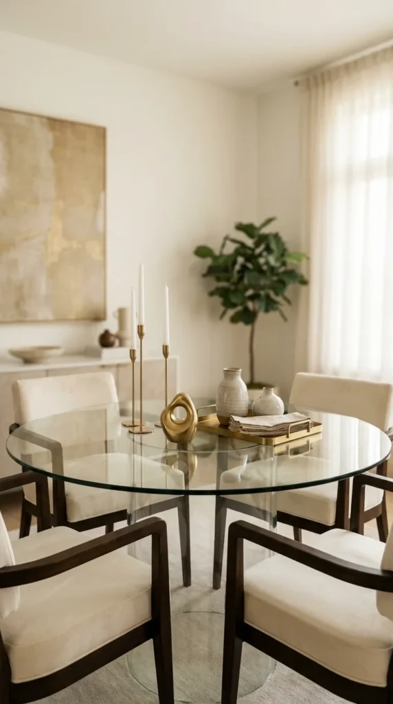 Minimalist Metallic Accents