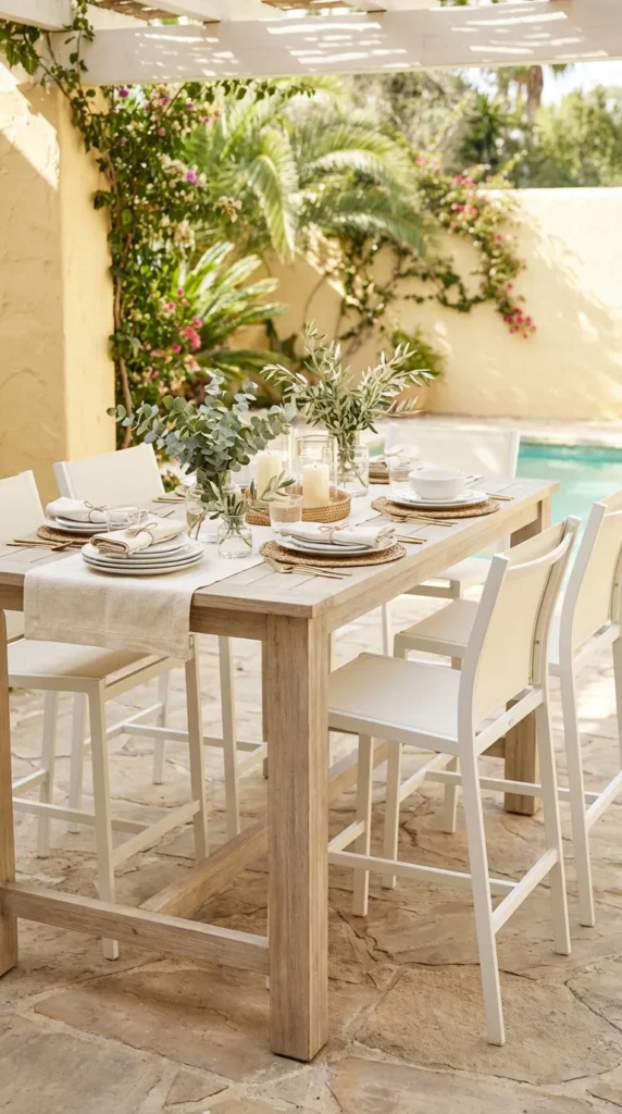 Minimalist Monochrome Tabletop Styling