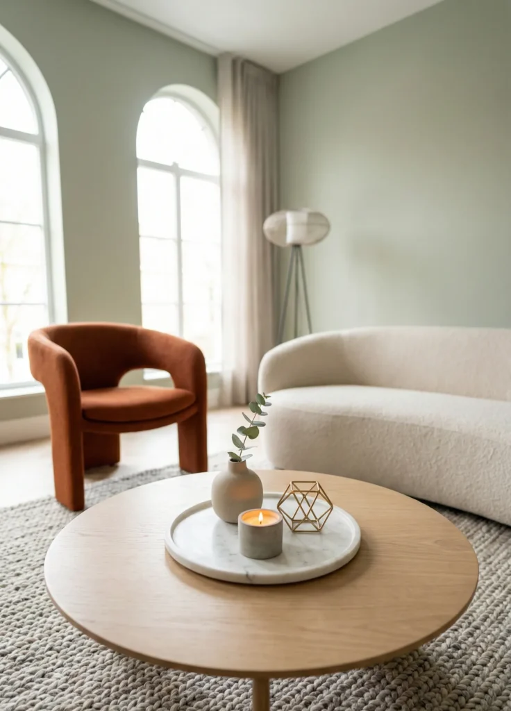 Minimalist Tray with Curated Items