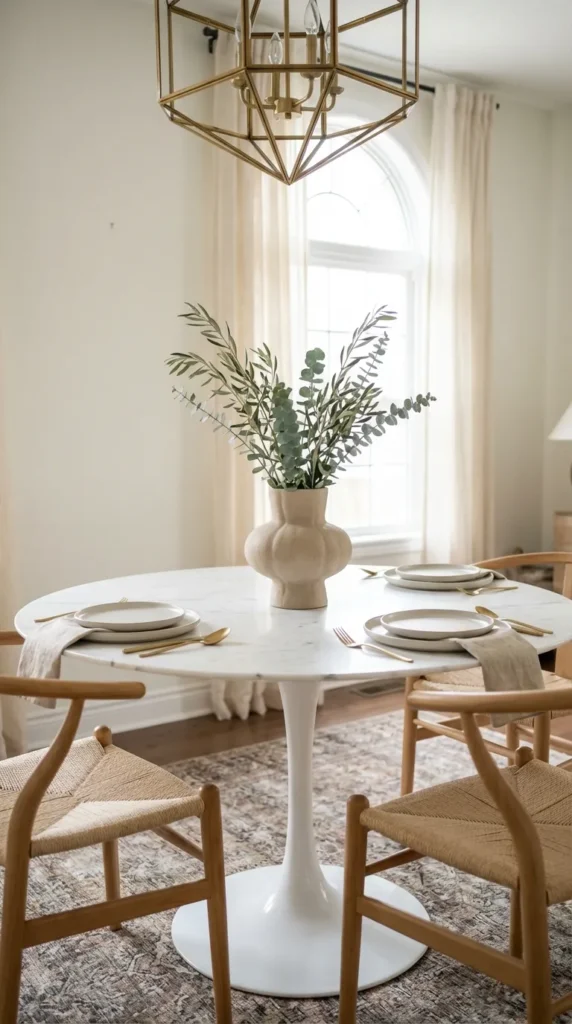 Minimalist Vase With Greenery