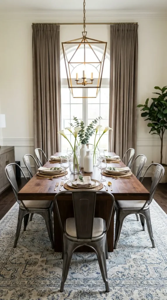 Mixed Height Vases with Simple Blooms