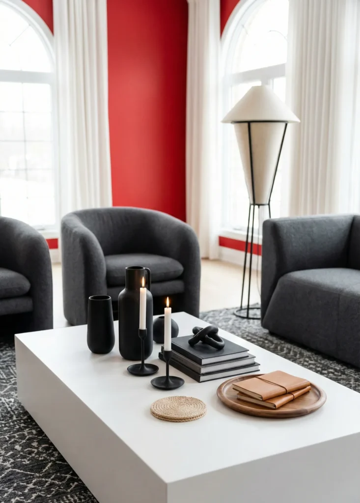 Monochrome Black-and-White Contrast Display