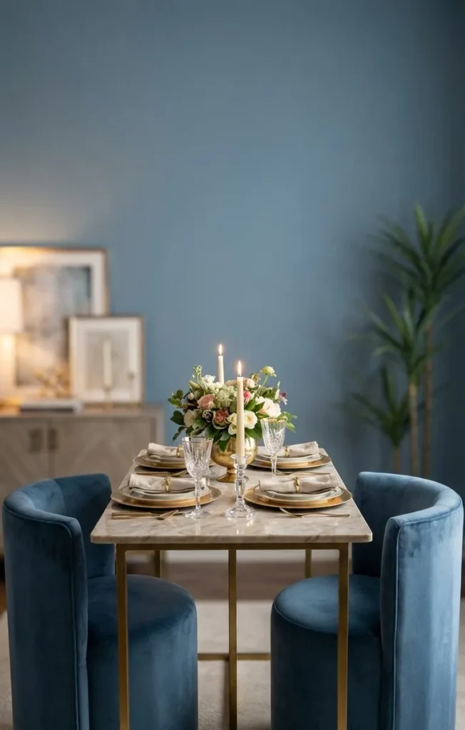 Narrow Rectangular Two Seater Table